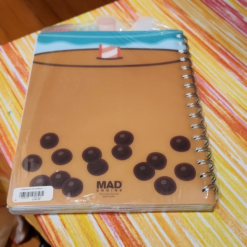 Boba notebook with Tabs